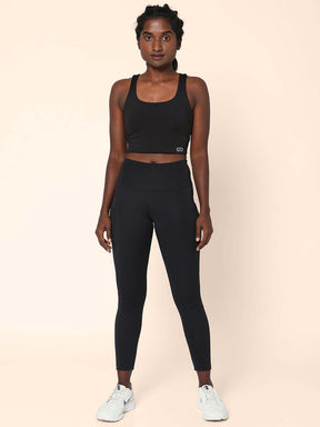 Shop-Black High Impact Action Bra & Aura Leggings