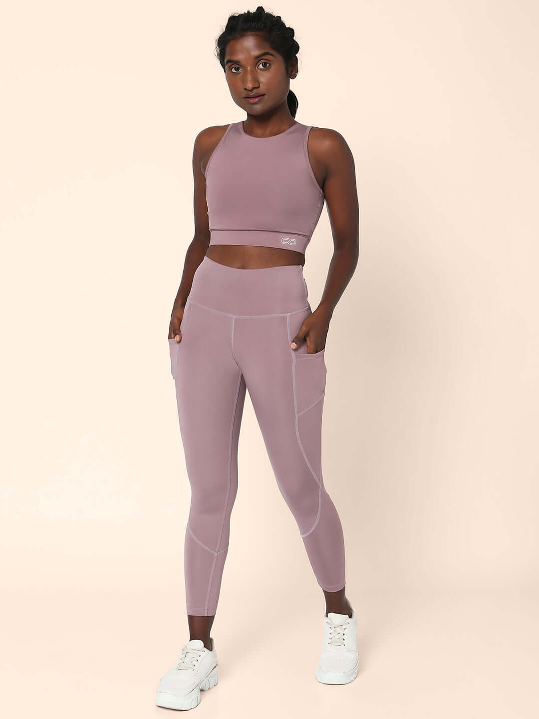 Shop-Nirvana Cross Back Crop Top & Aura Leggings