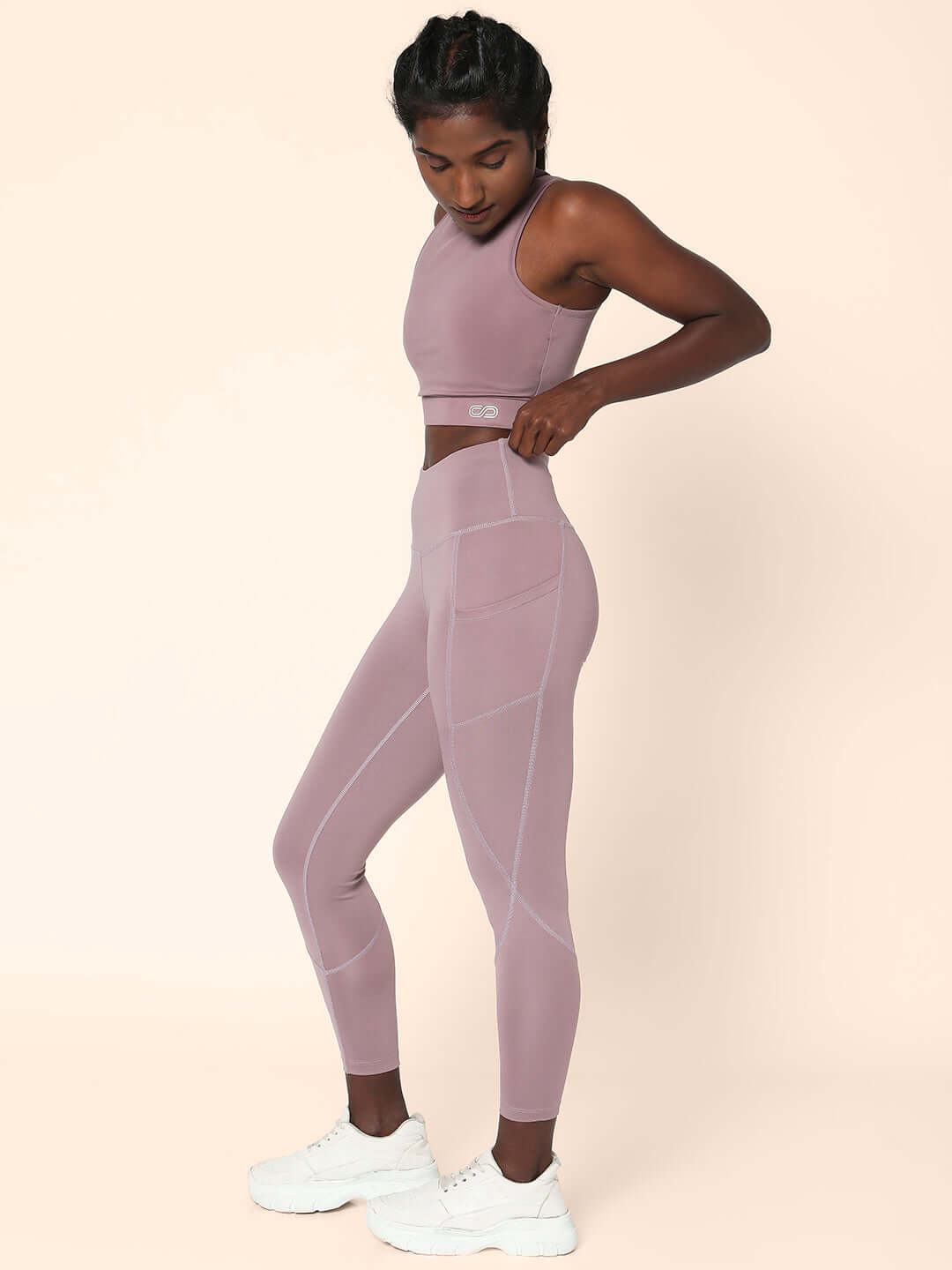 Shop-Nirvana Cross Back Crop Top & Aura Leggings