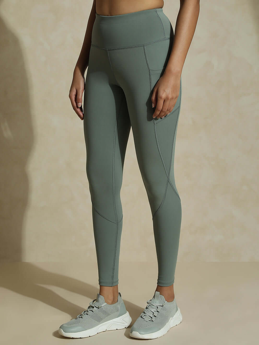 Shop-Light Sage Aero fit Athletic Jacket & Aura Leggings