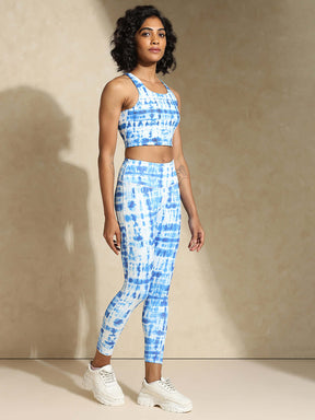 Shop-Indigo Shibori High Impact Action Bra & Luxe Leggings