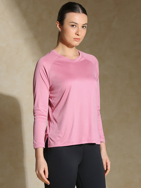 Shop-Aero TraqDry Long Sleeve Tee Blush Pink