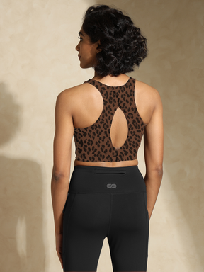 Shop-Leopard  High Impact Action Bra With Clasp