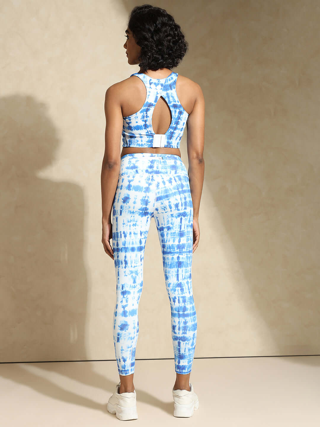 Shop-Indigo Shibori High Impact Action Bra & Luxe Leggings