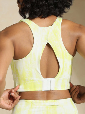 Shop-High Impact Action Bra With Clasp Lemon Grunge