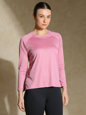 Shop-Aero TraqDry Long Sleeve Tee Blush Pink