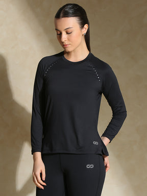 Shop-Aero TraqDry Long Sleeve Tee Black