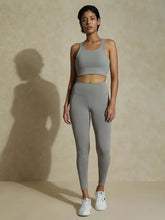 Shop-Cloud Grey High Impact Action Bra & Aura Leggings