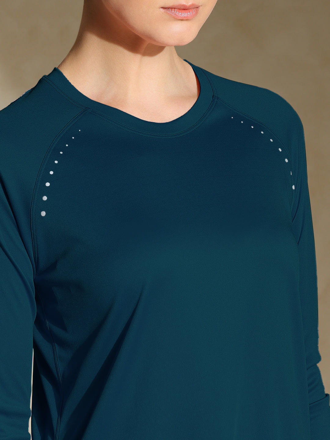 Aero TraqDry Long Sleeve Tee Teal