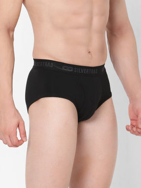 Modair Black Brief Pack of 3-Boxer Shorts-Silvertraq-Silvertraq